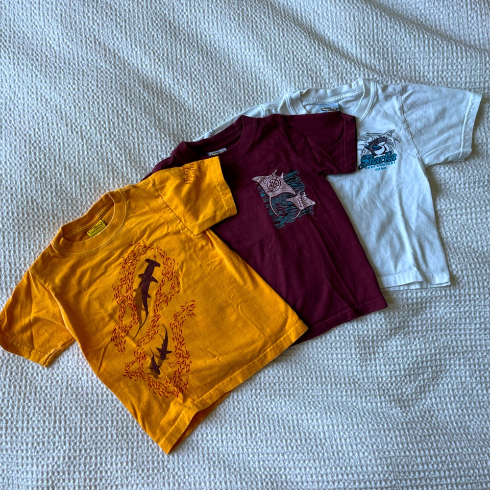 Crazy Shirt Set of 3 Toddler T-shirts from Hawaii - XS